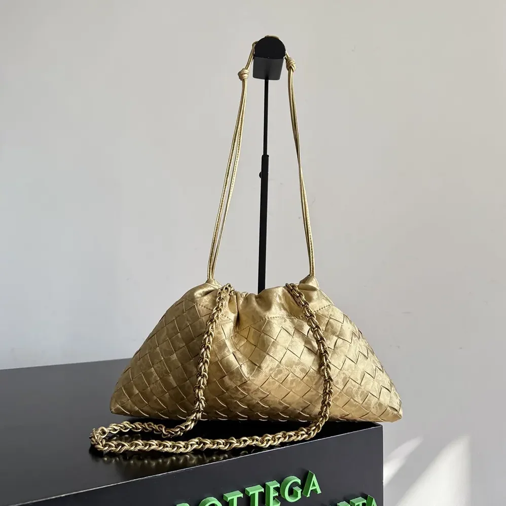 Bottega Veneta Dustbag Notte for Women in Gold