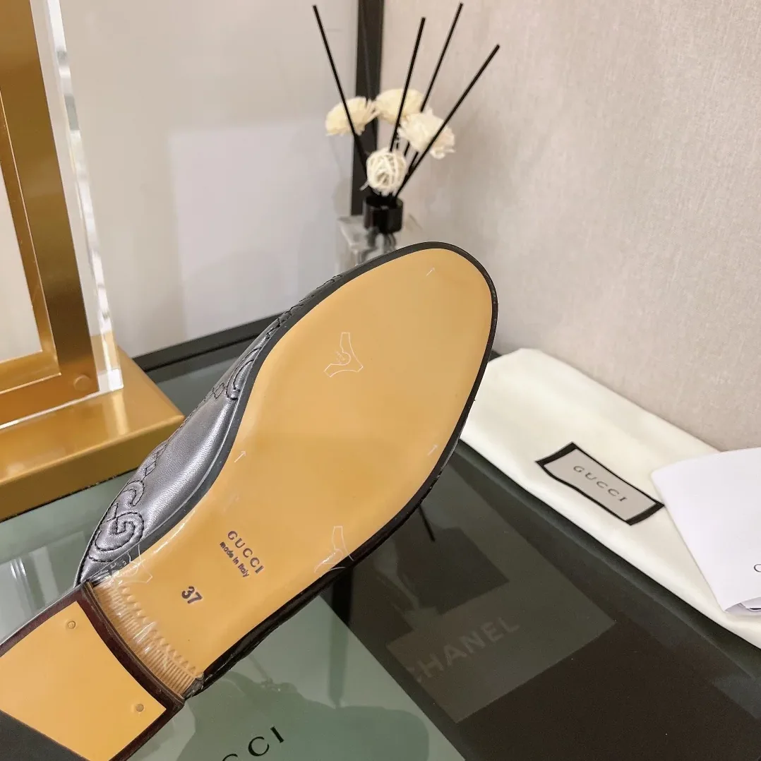 Gucci GG Matelasse Princetown Slipper Black for Women