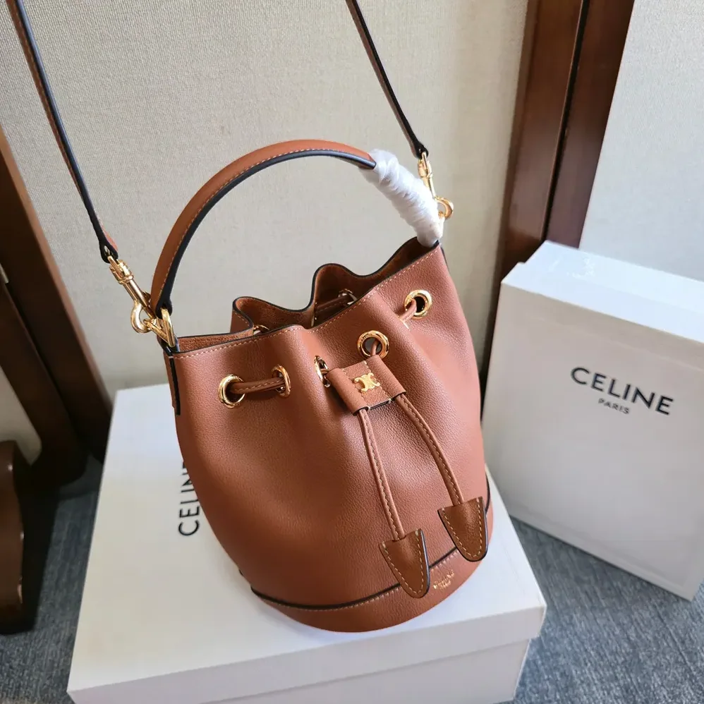 Celine Teen Clara Bag in Supple Grained Calfskin for Women