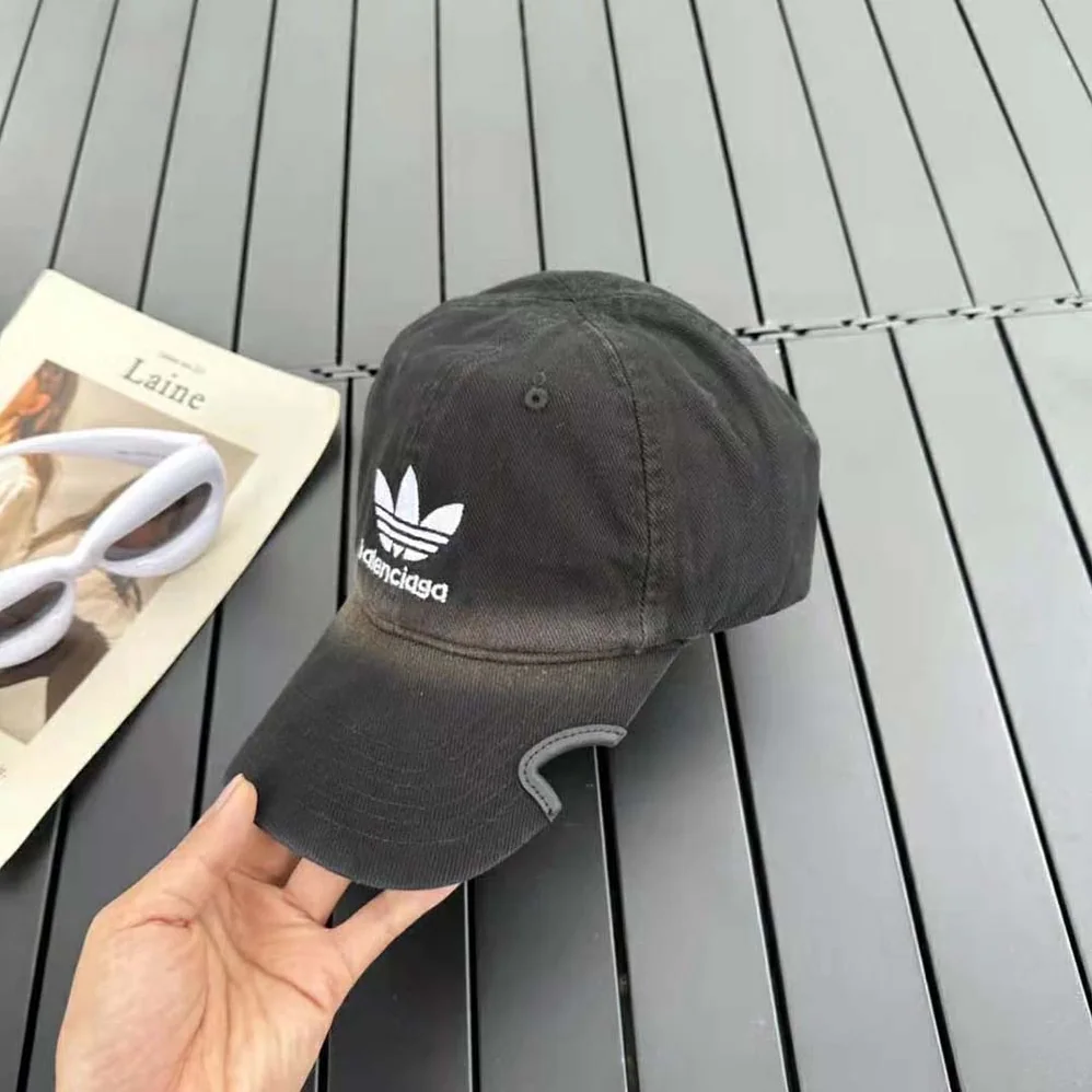 Balenciaga Balenciaga for Unisex in Adidas Cap in Black Balenciaga Balenciaga for Unisex in Adidas Cap in Black