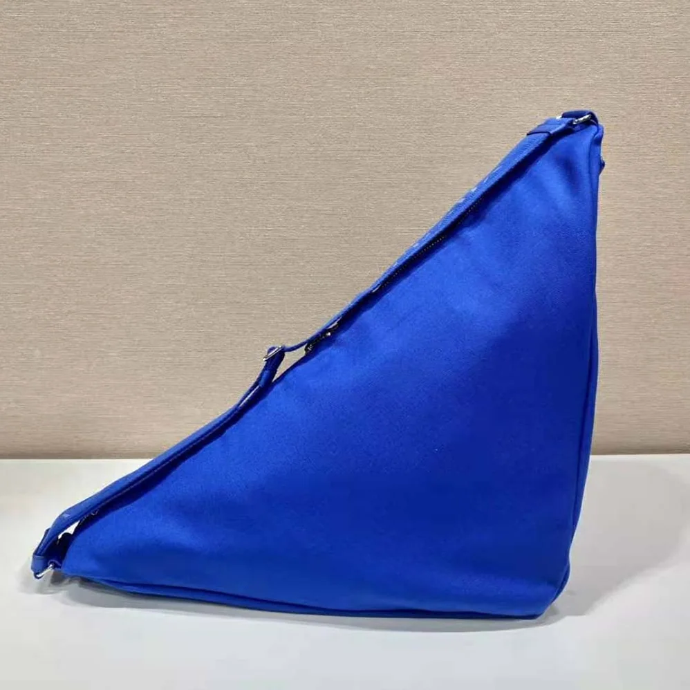 Prada Canvas Prada Triangle Bag for Women in Navy Prada Canvas Prada Triangle Bag for Women in Navy