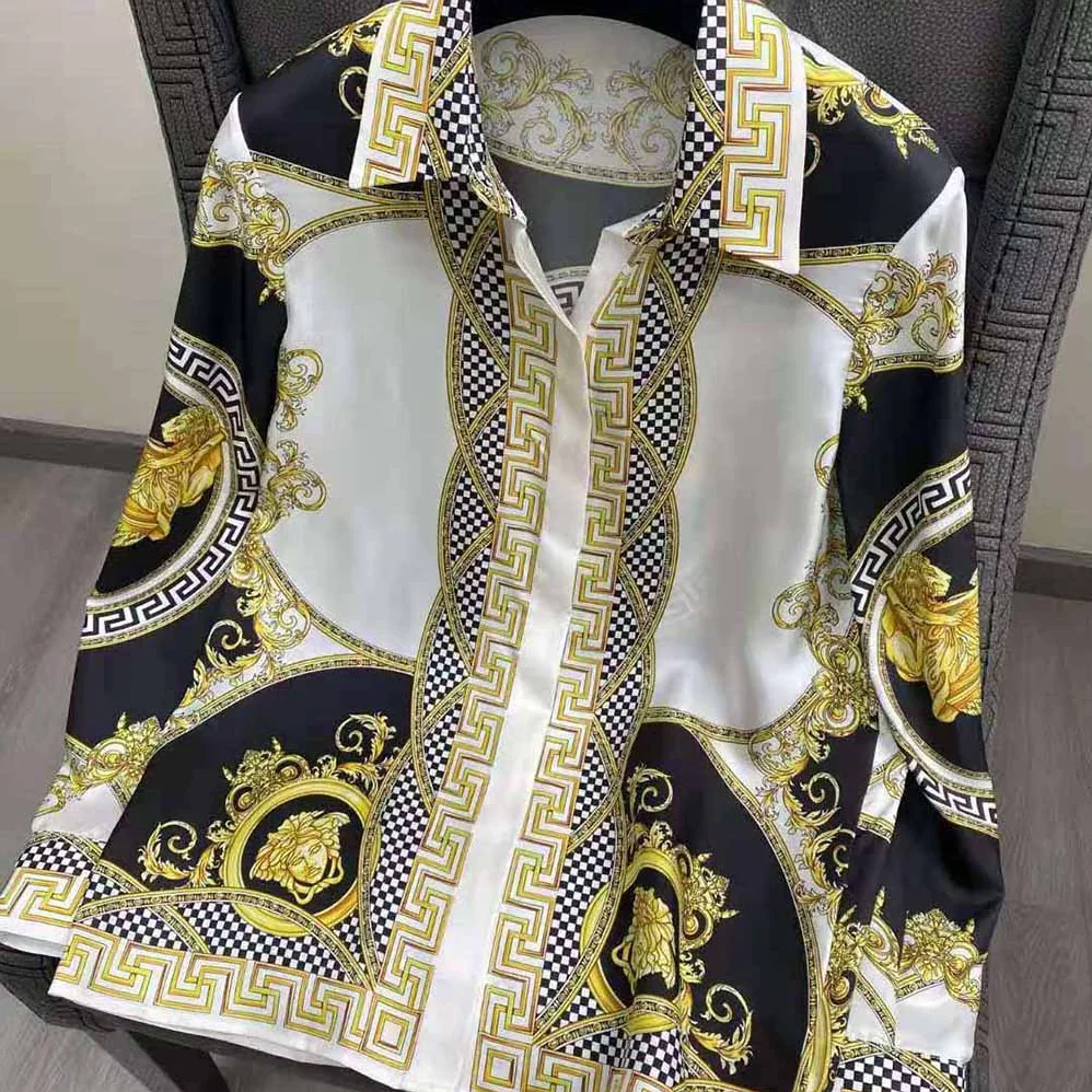 Versace La Coupe Des Dieux Silk Shirt for Women