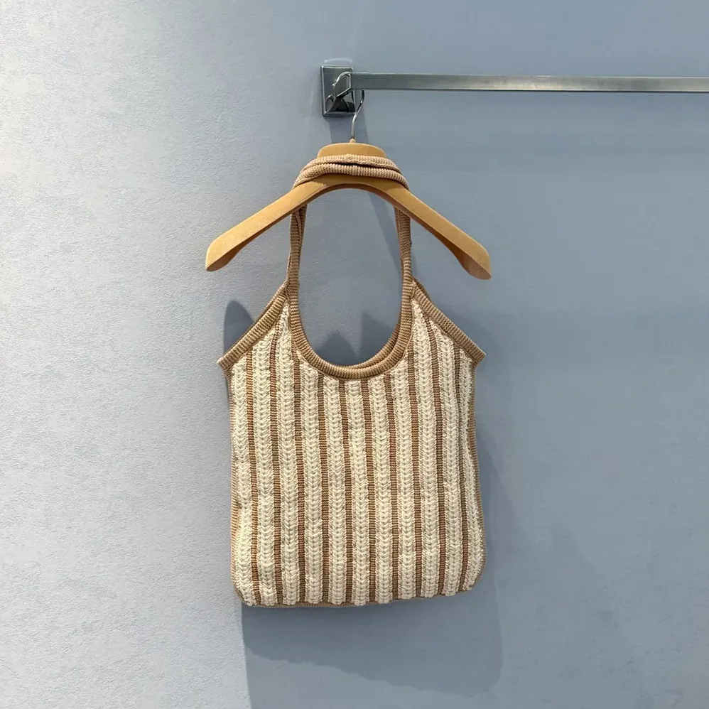 Miu Miu Ivy Crochet Bag for Women in Sand/Chalk Miu Miu Ivy Crochet Bag for Women in Sand/Chalk