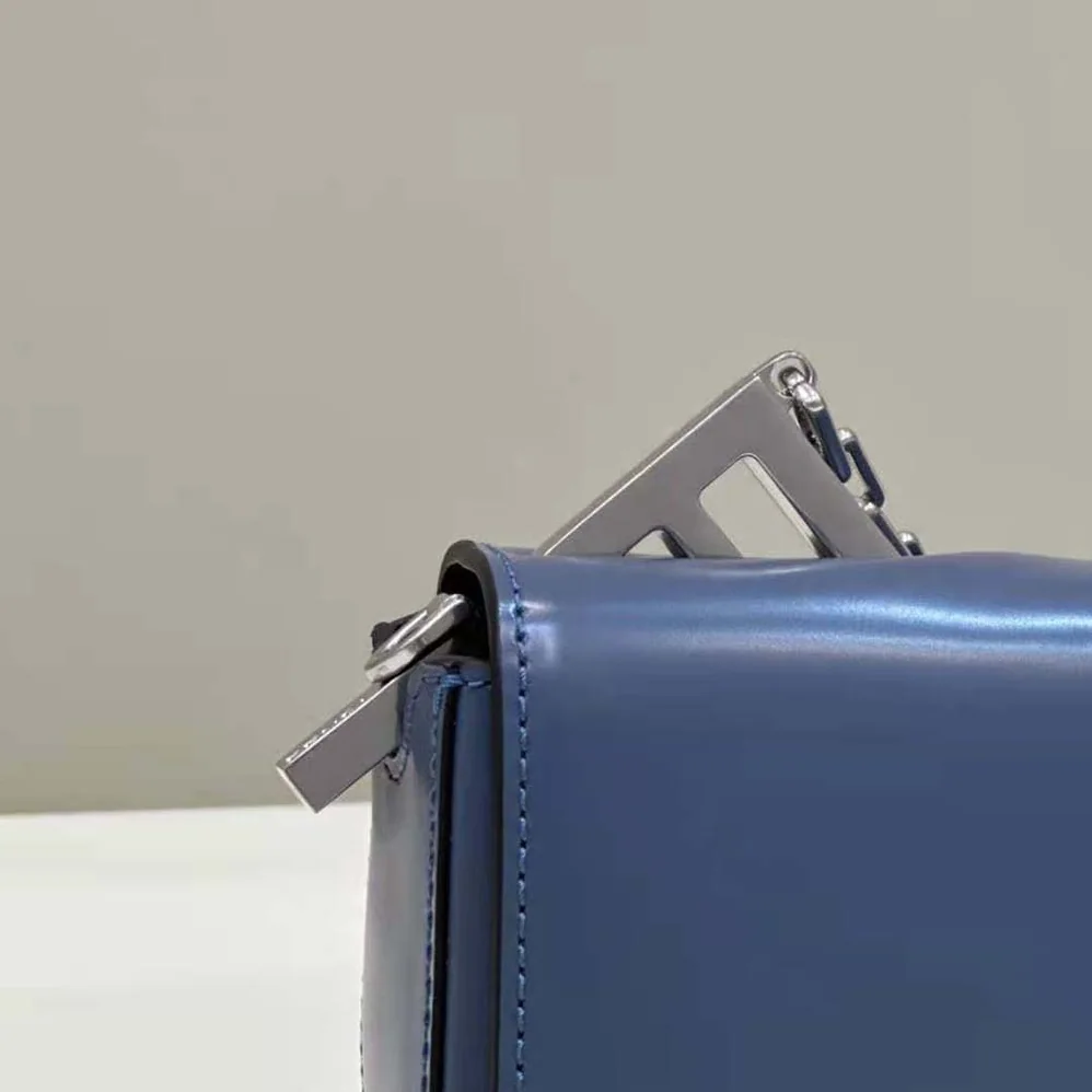 Fendi First Sight Blue Leather Mini Bag for Women Fendi First Sight Blue Leather Mini Bag for Women