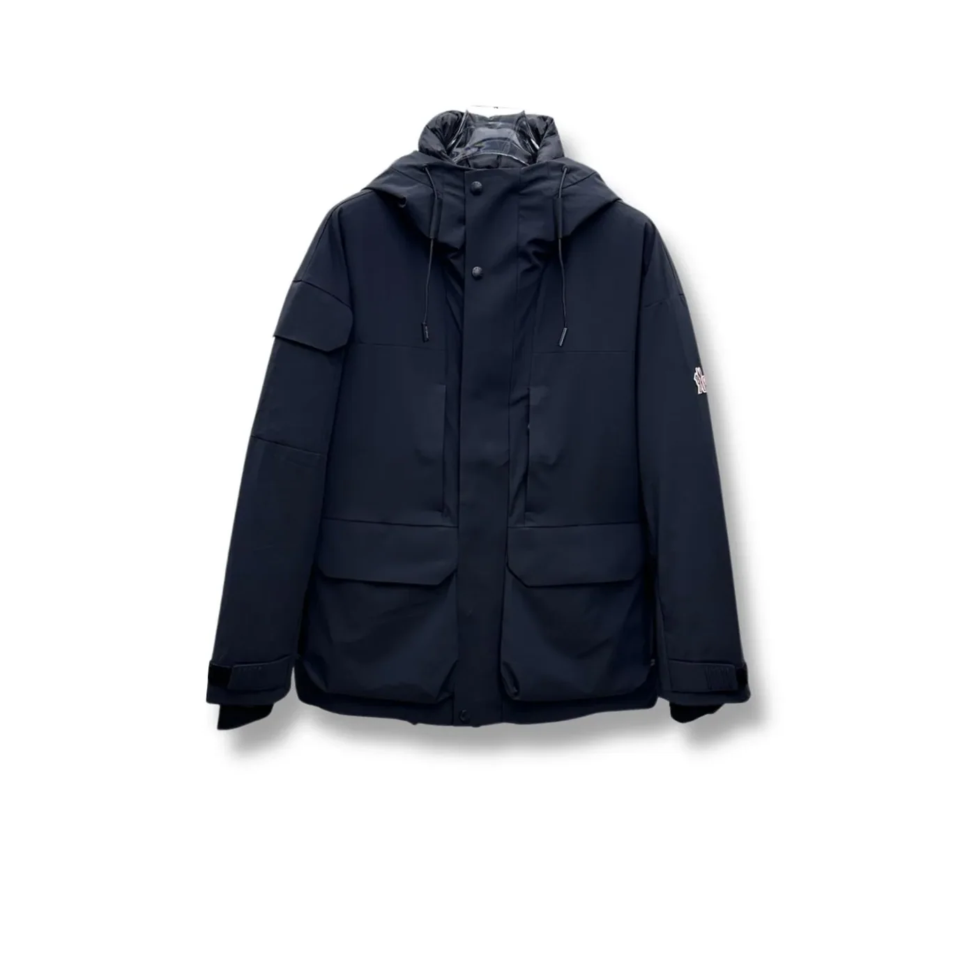 Moncler Technical Hooded Jacket Black Moncler Technical Hooded Jacket Black