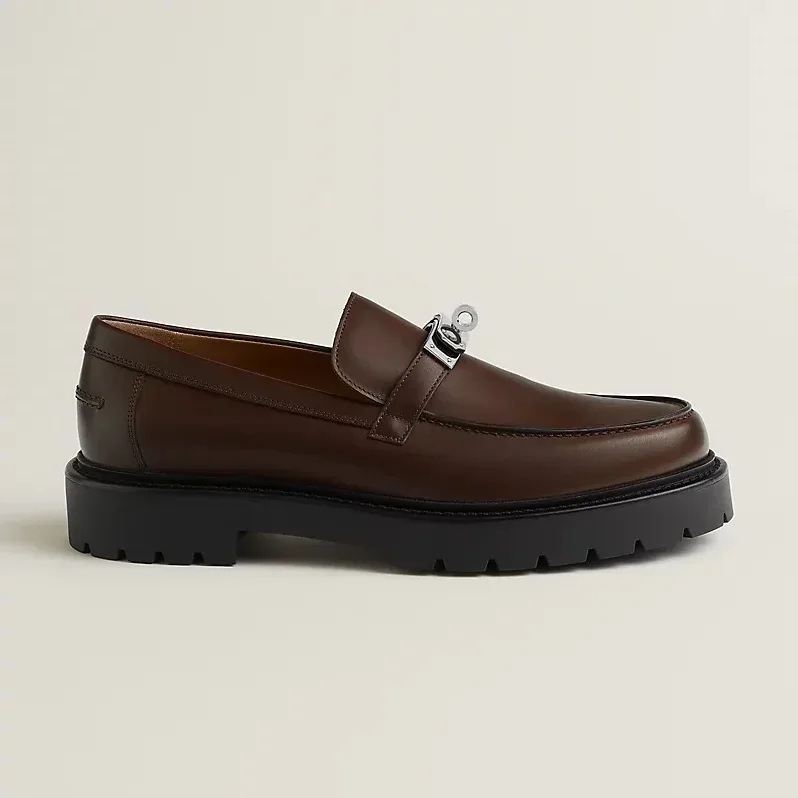 Hermes Icone Loafers Marron Pecan