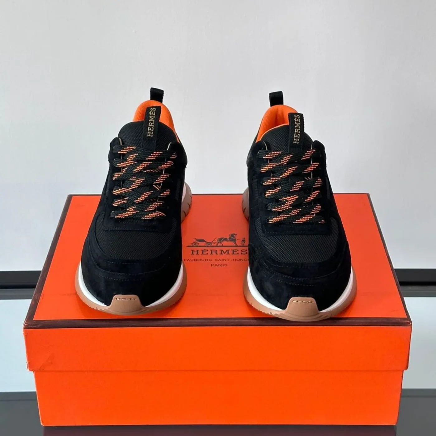 Hermes Jimmy Sneakers Black Hermes Jimmy Sneakers Black