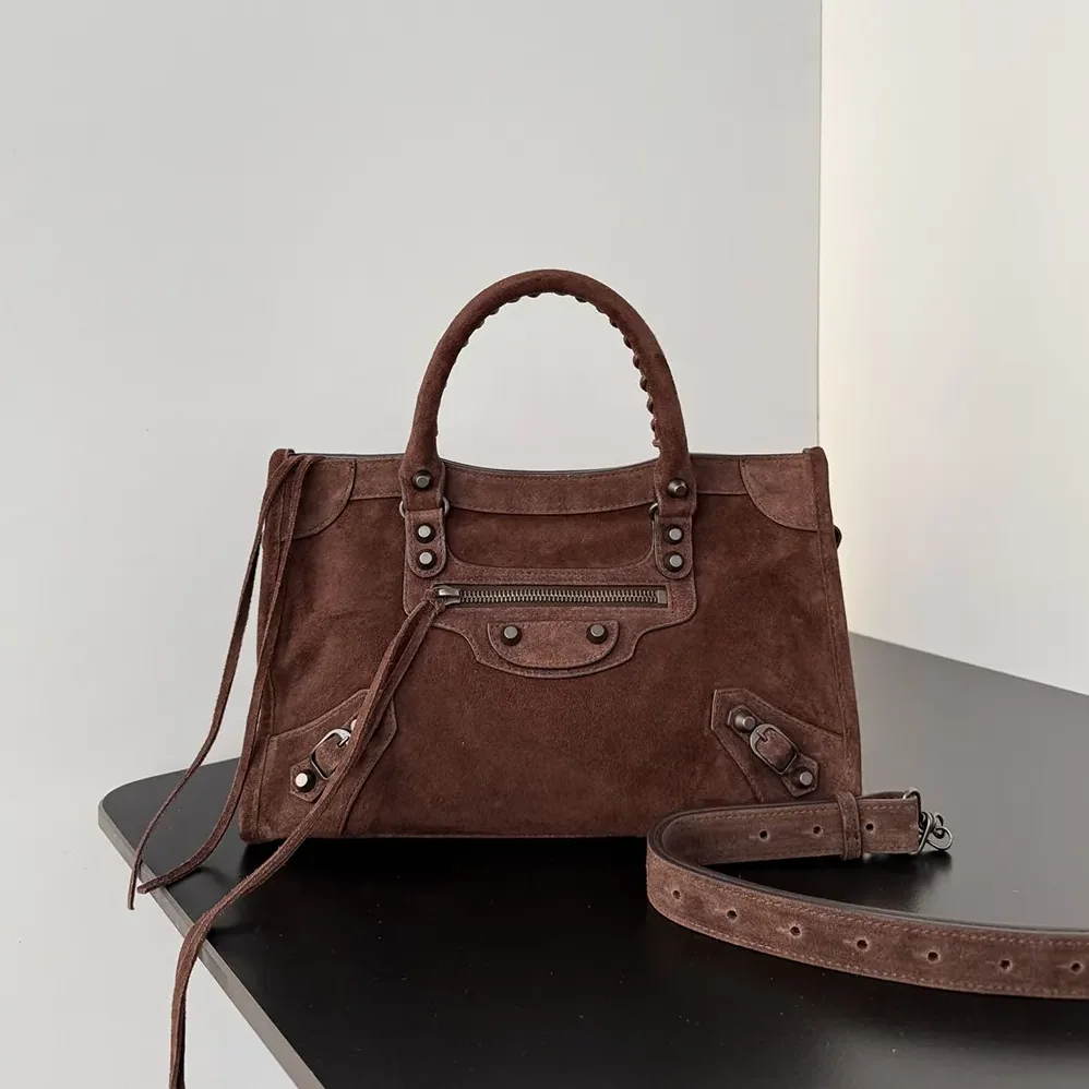 Balenciaga Le City Bag Small in Light Espresso for Women Balenciaga Le City Bag Small in Light Espresso for Women