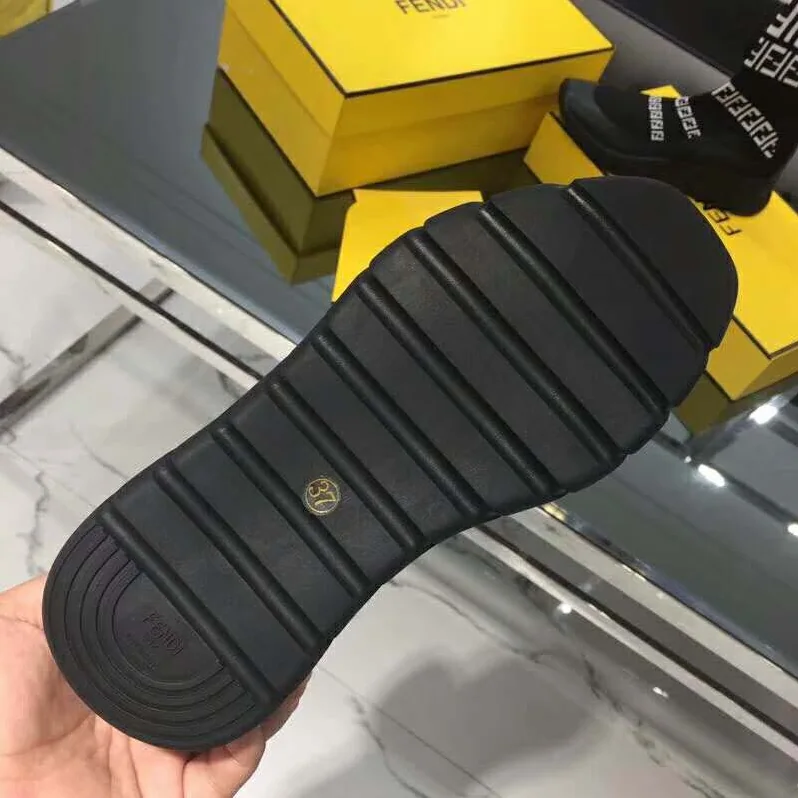 Fendi Shoes Black Tech Fabric High for Unisex in Tops Fendi Shoes Black Tech Fabric High for Unisex in Tops