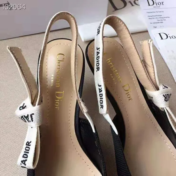 Dior J'adior Pump in Technical Canvas in 6.5 cm Heel for Women in Black Dior J'adior Pump in Technical Canvas in 6.5 cm Heel for Women in Black