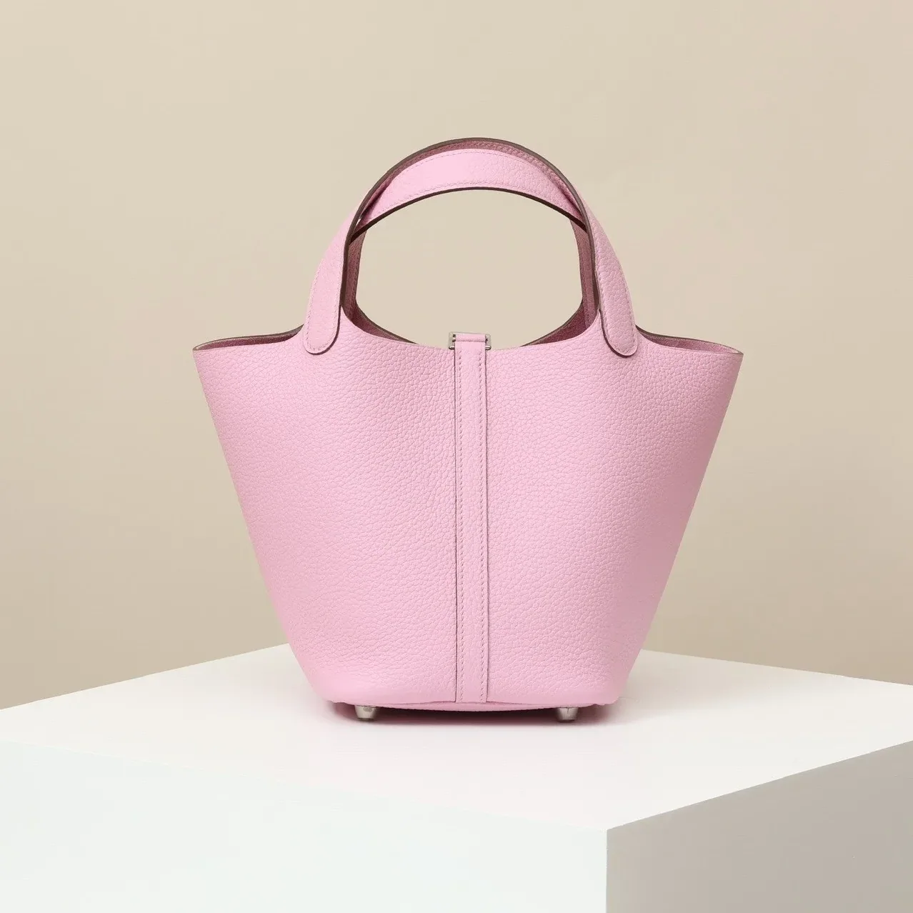 Hermes Picotin Lock 18 Bag in Rose Sakura Palladium Hardware Hermes Picotin Lock 18 Bag in Rose Sakura Palladium Hardware