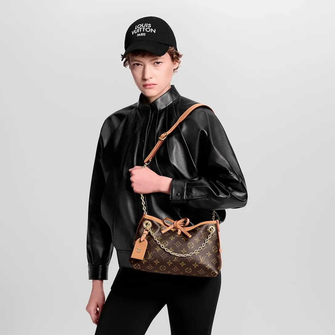 Louis Vuitton CarryAll BB Shoulder Bag in Monogram Brown