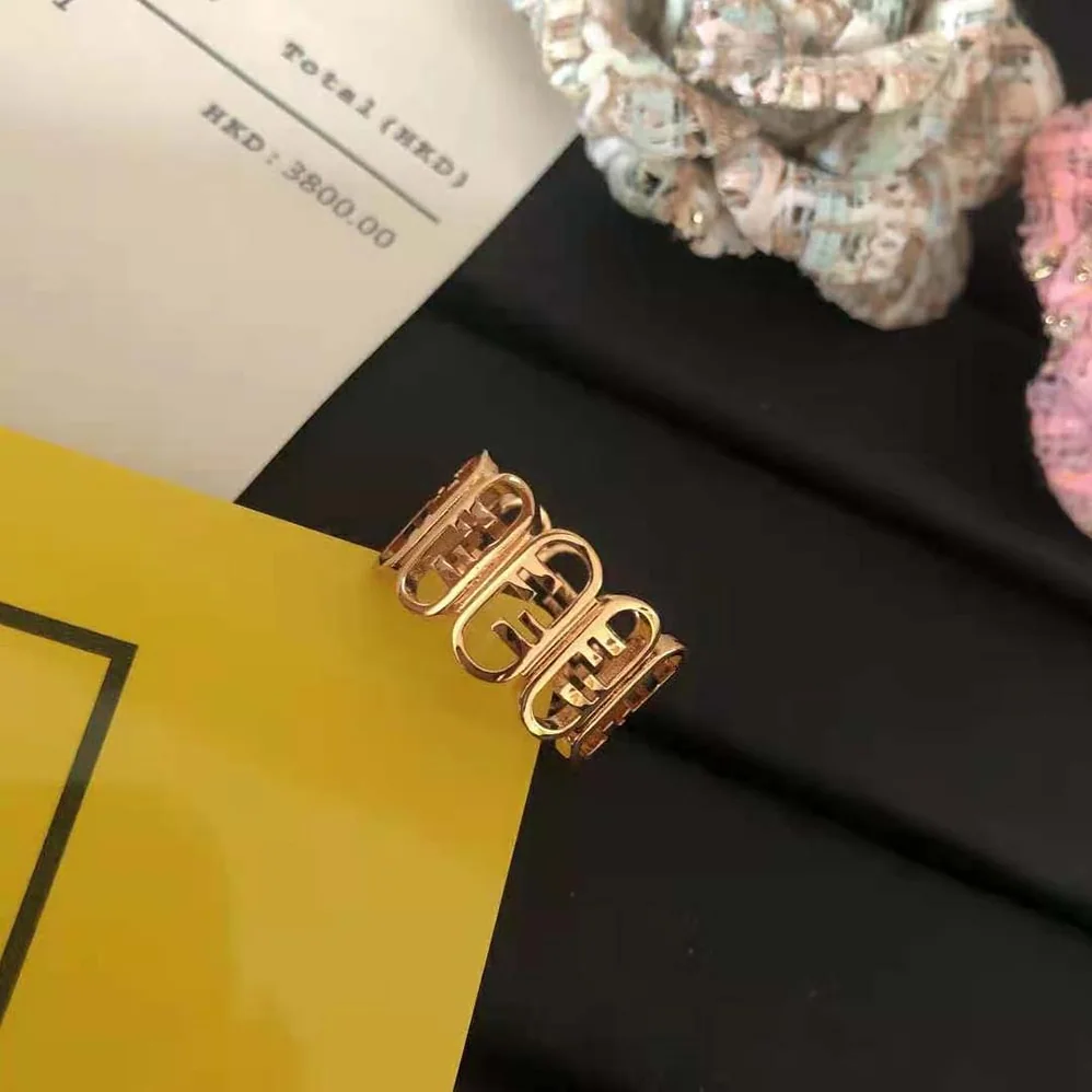 Fendi O'Lock Ring Gold for Women in colored Ring Fendi O'Lock Ring Gold for Women in colored Ring