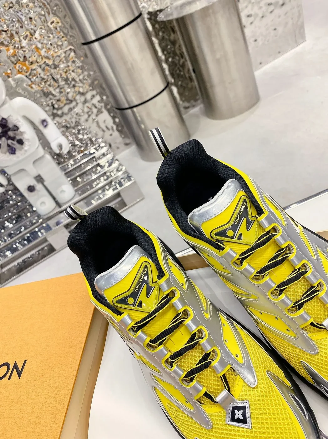 Louis Vuitton LV Runner Tatic Sneaker Yellow for Men Louis Vuitton LV Runner Tatic Sneaker Yellow for Men