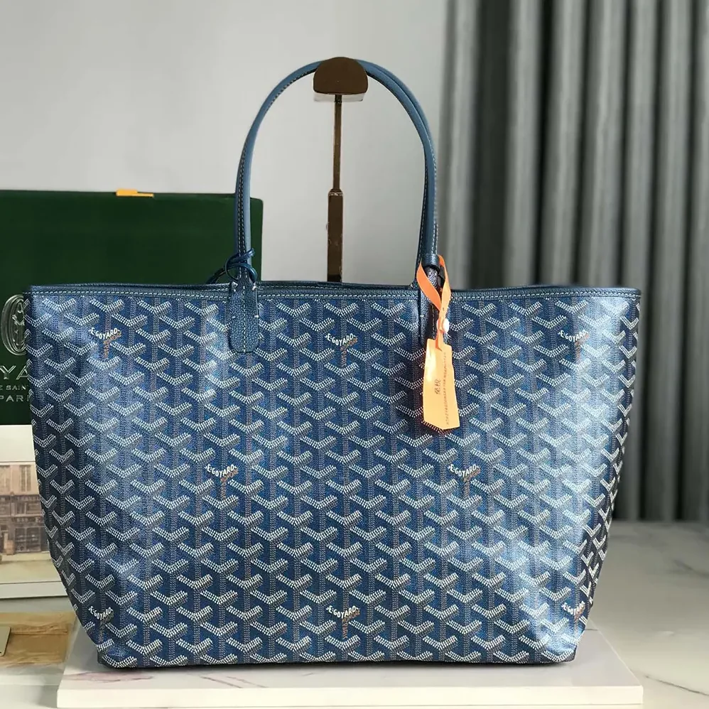Goyard Saint Louis GM bag for Unisex in Pearly Blue