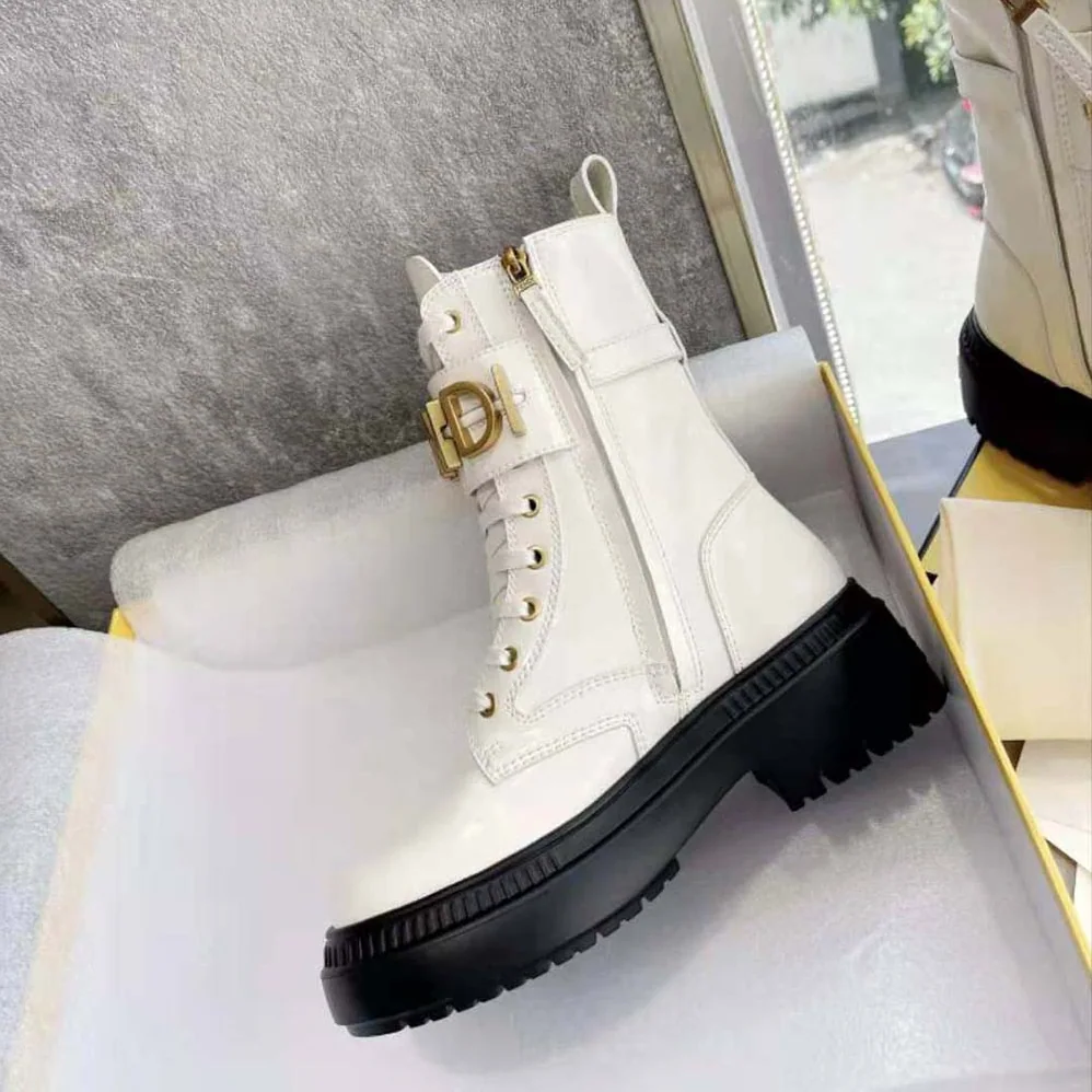 Fendi Fendigraphy White Leather Biker Boots for Women Fendi Fendigraphy White Leather Biker Boots for Women