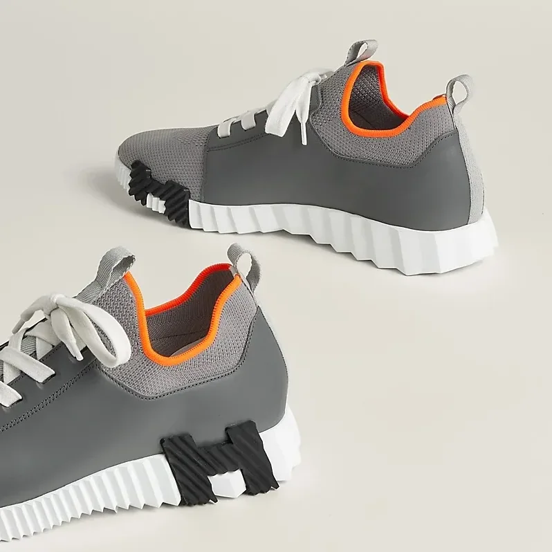 Hermes Depart Slip in On Sneakers Osmium Grey Hermes Depart Slip in On Sneakers Osmium Grey