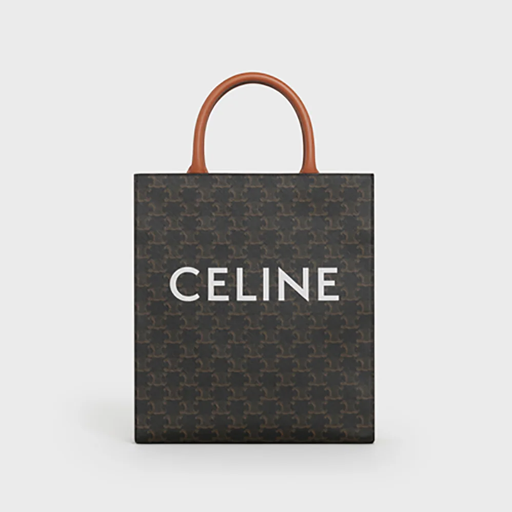 Celine Small Cabas Vertical in Triomphe Canvas for Women Celine Small Cabas Vertical in Triomphe Canvas for Women
