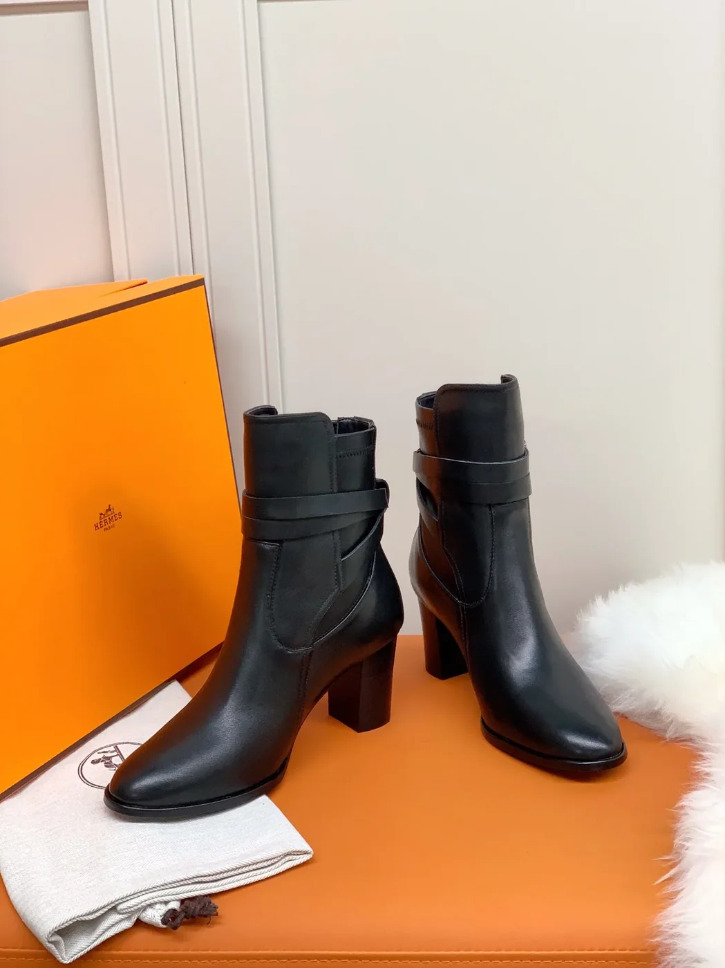Hermes Frenchie 70 Ankle Boots Black / Hermes Frenchie 70 Ankle Boots Black /