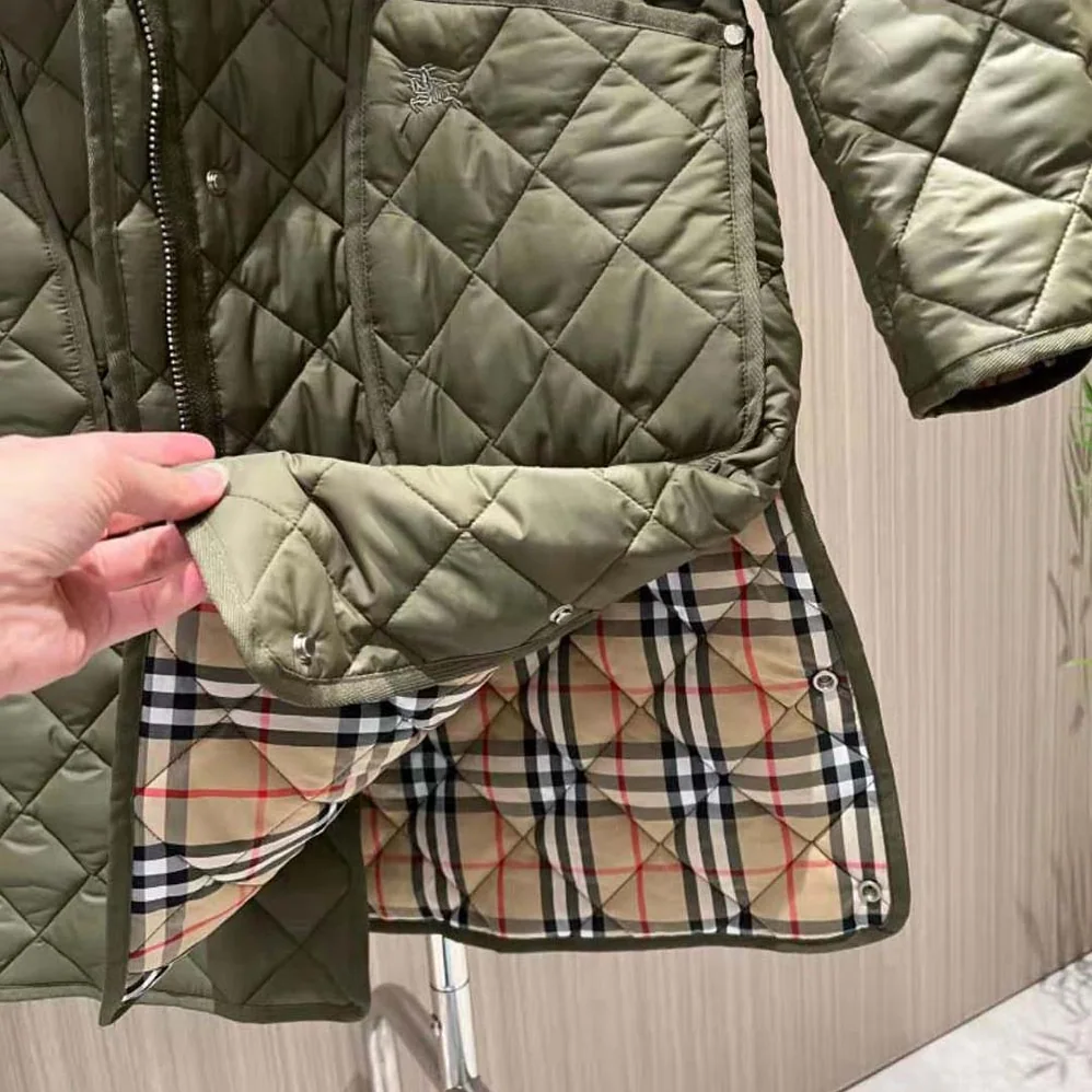 Burberry Quilted Nylon Hooded Coat for Women Burberry Quilted Nylon Hooded Coat for Women