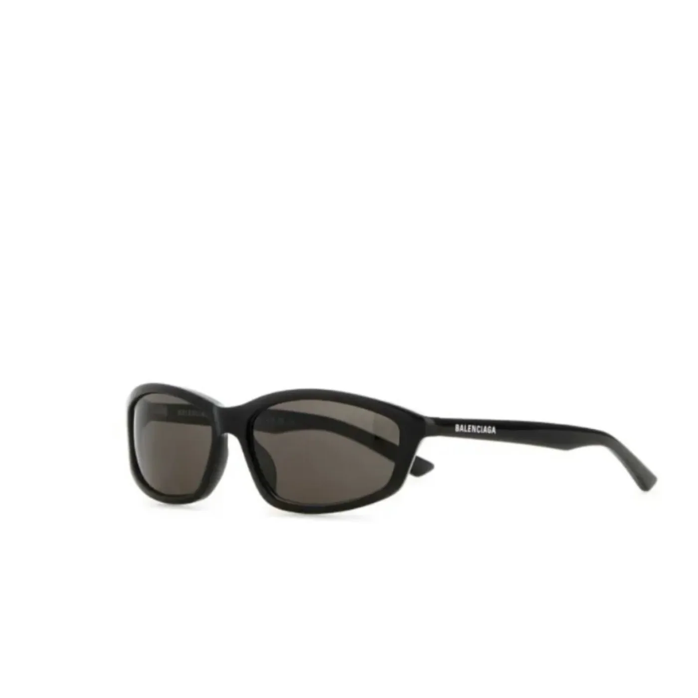 Balenciaga Sporty Wraparound Sunglasses Matte Black Balenciaga Sporty Wraparound Sunglasses Matte Black