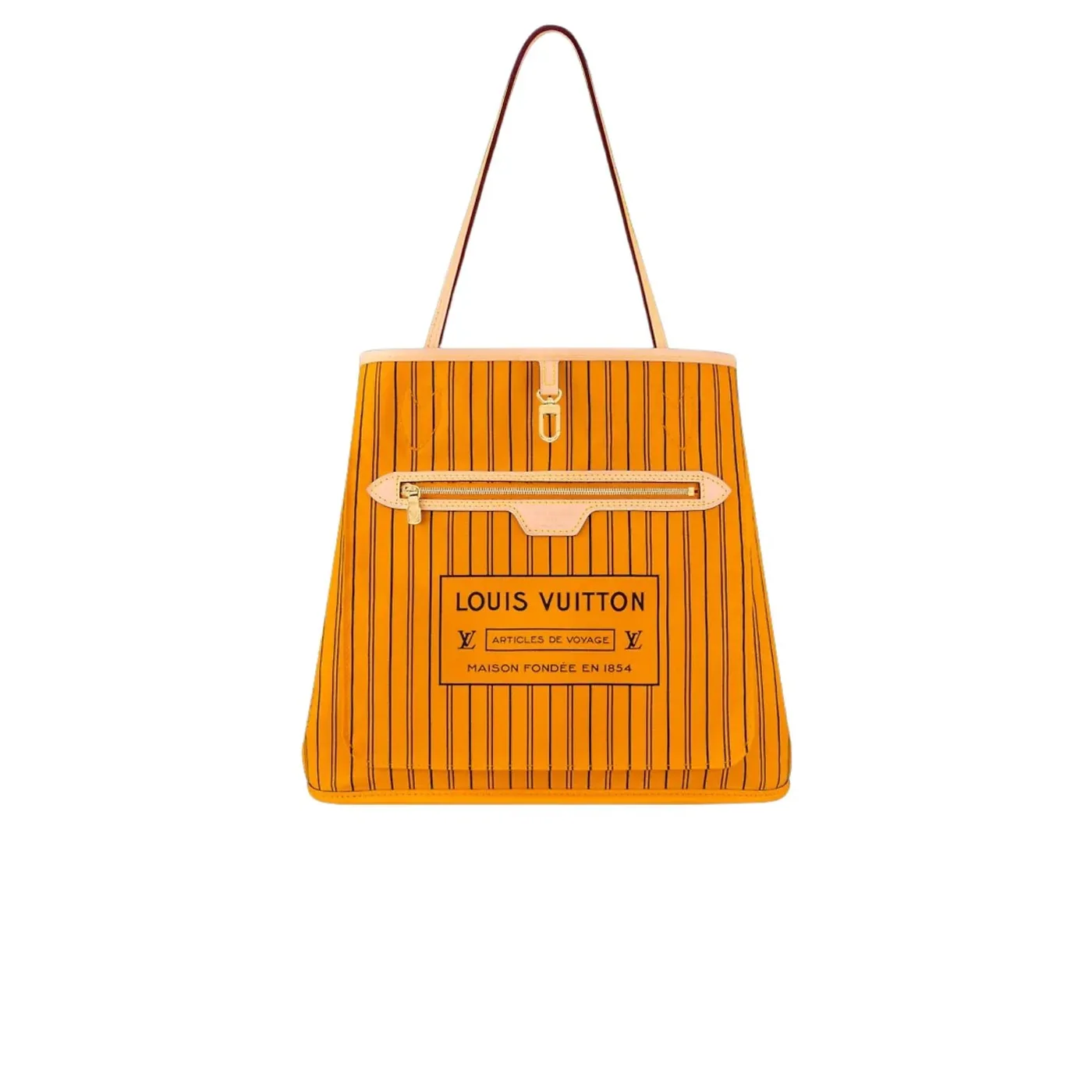 Louis Vuitton Neverfull Bandouliere Inside Out MM Tote Bag Jaune Gold Hardware Louis Vuitton Neverfull Bandouliere Inside Out MM Tote Bag Jaune Gold Hardware