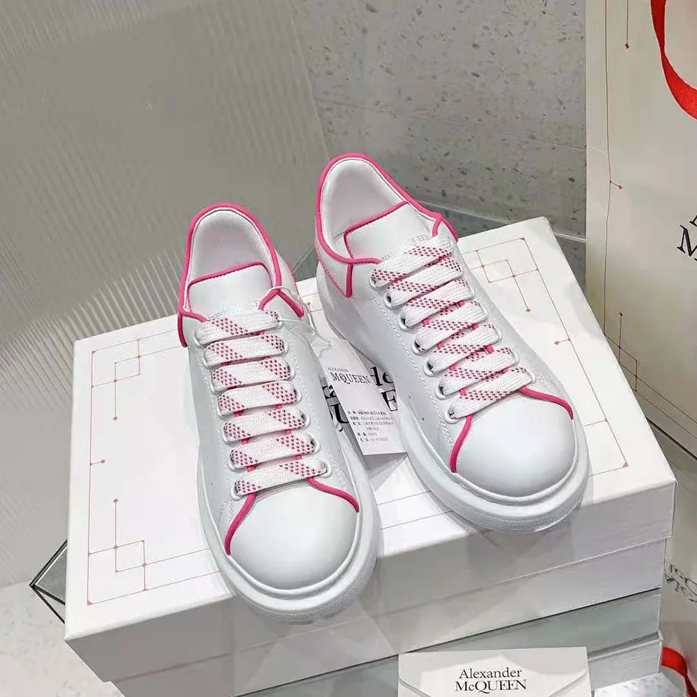 Alexander Mcqueen Oversized Sneaker in Neon Pink for Women