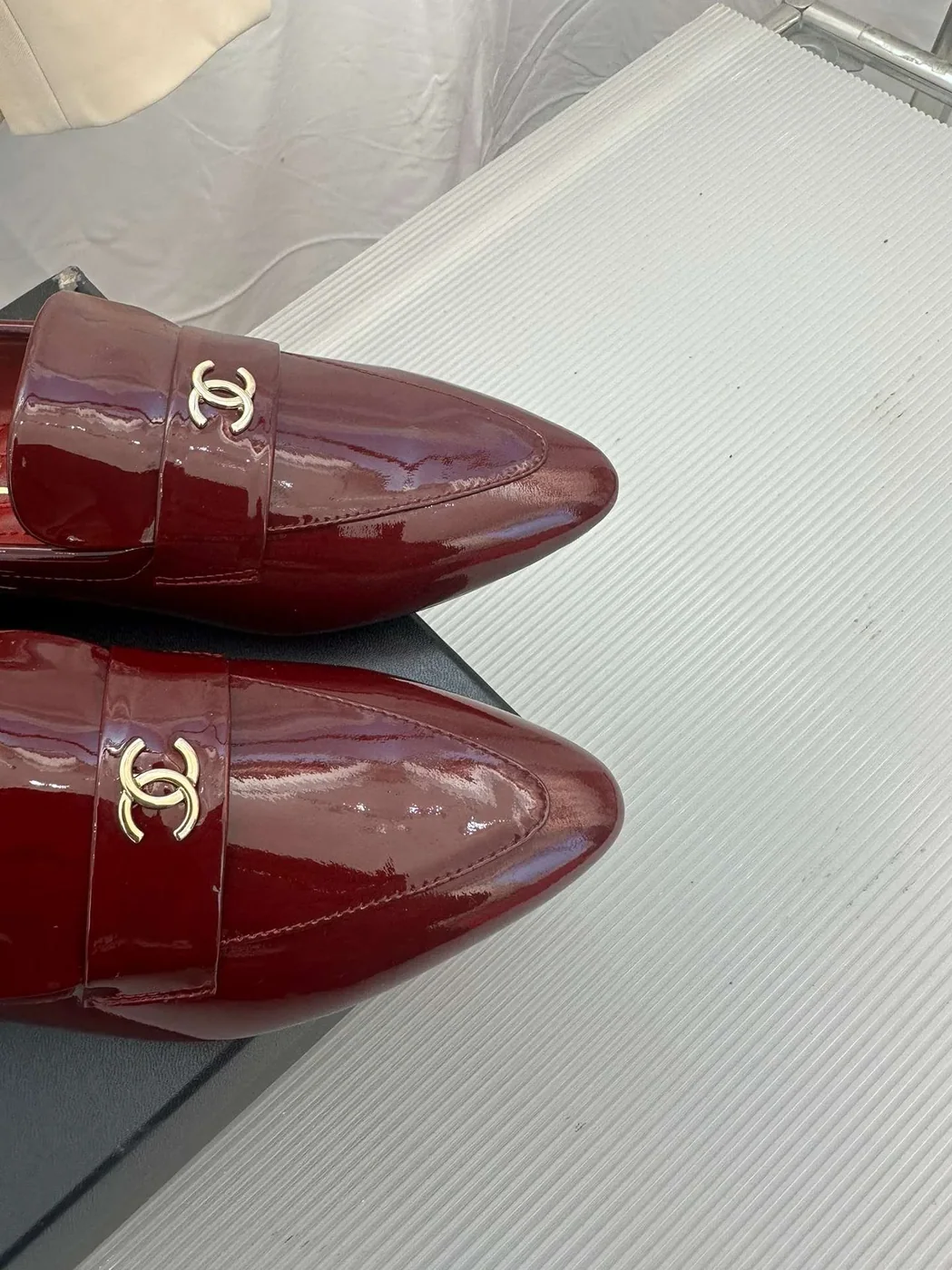 Chanel Goddess Loafers Burgundy Chanel Goddess Loafers Burgundy