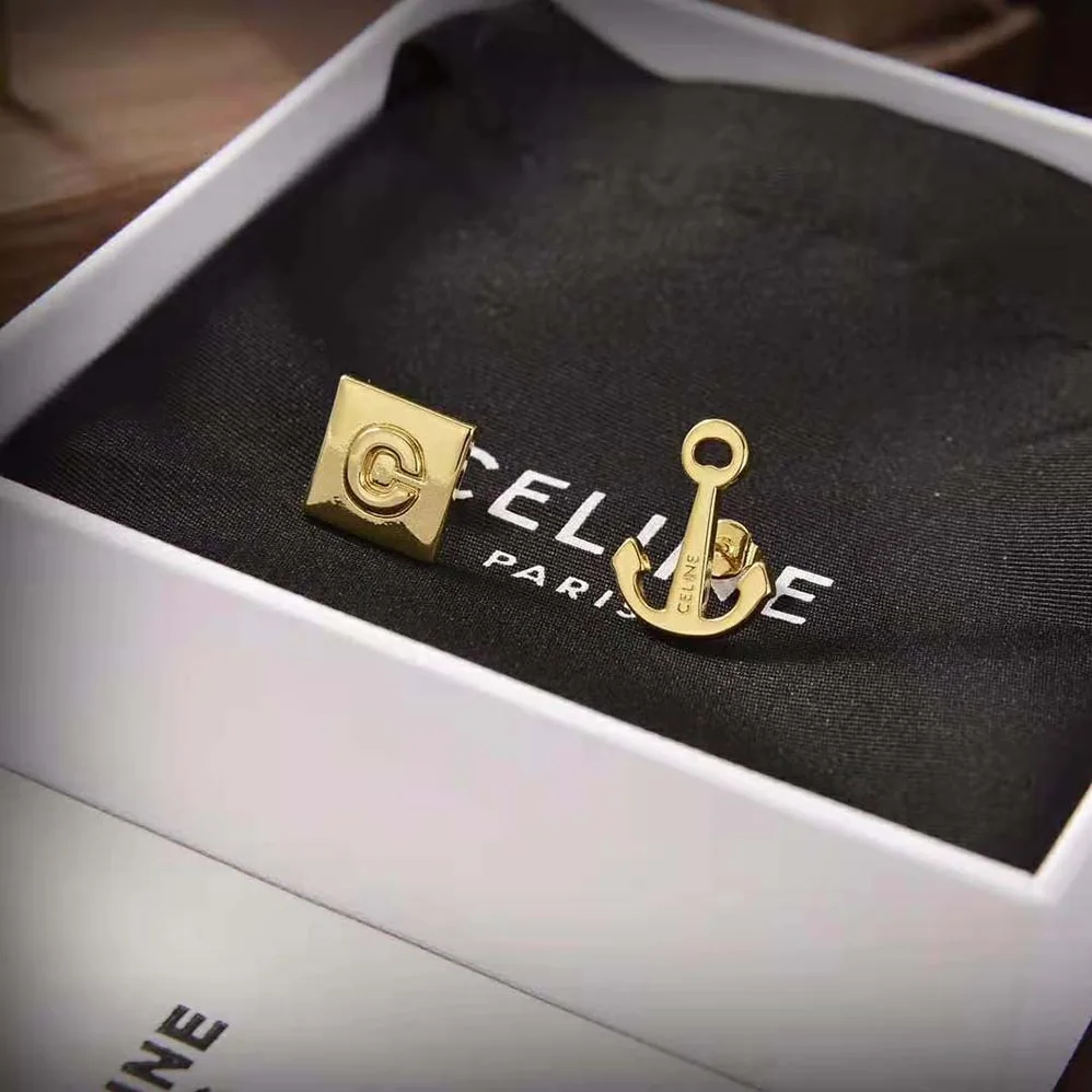Celine Separables Sailor Set of 3 Studs in Brass with Gold Finish for Women Celine Separables Sailor Set of 3 Studs in Brass with Gold Finish for Women
