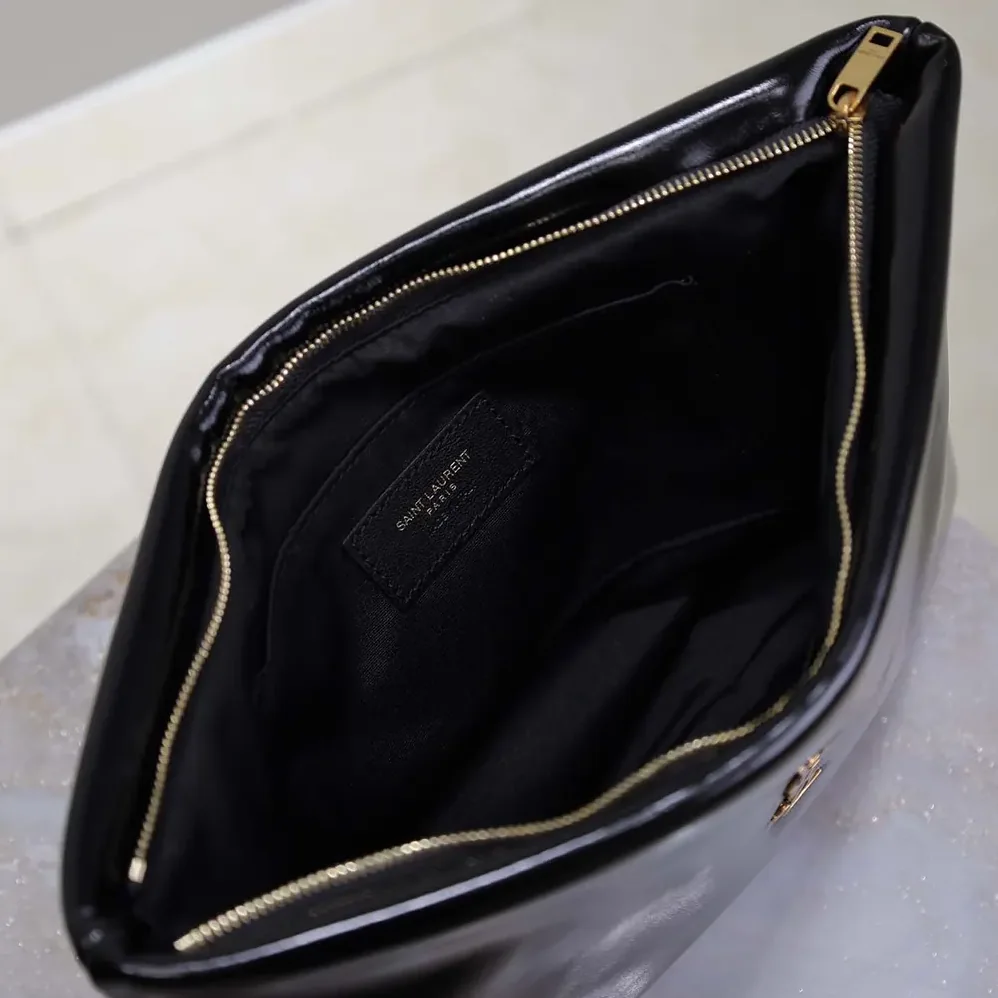 Saint Laurent YSL Calypso Large Pouch in Lambskin for Women Saint Laurent YSL Calypso Large Pouch in Lambskin for Women