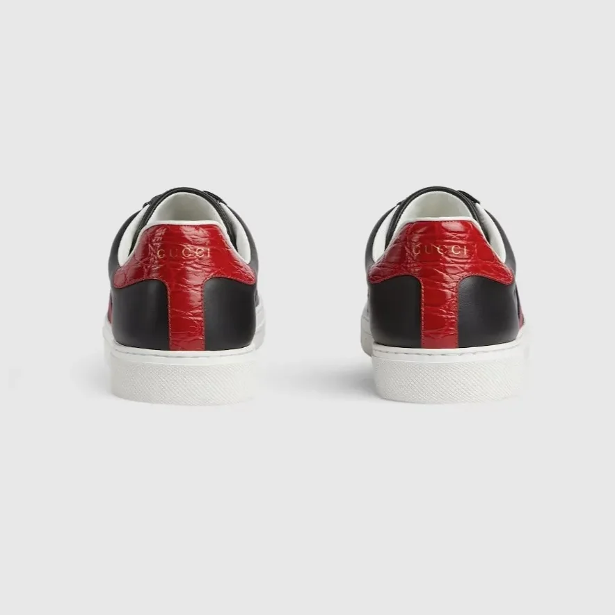 Gucci Ace Sneaker With Web Black