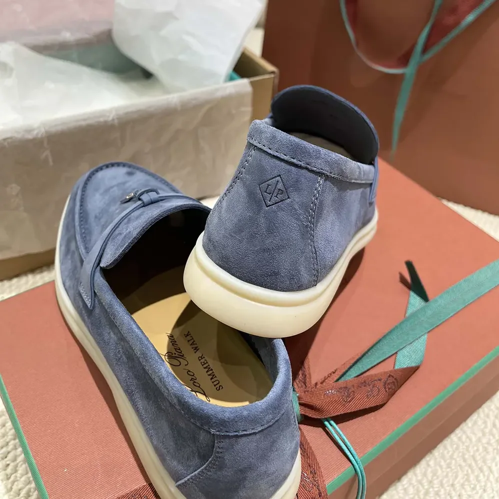 Loro Piana Summer Charms Walk Loafers for Unisex in Navy