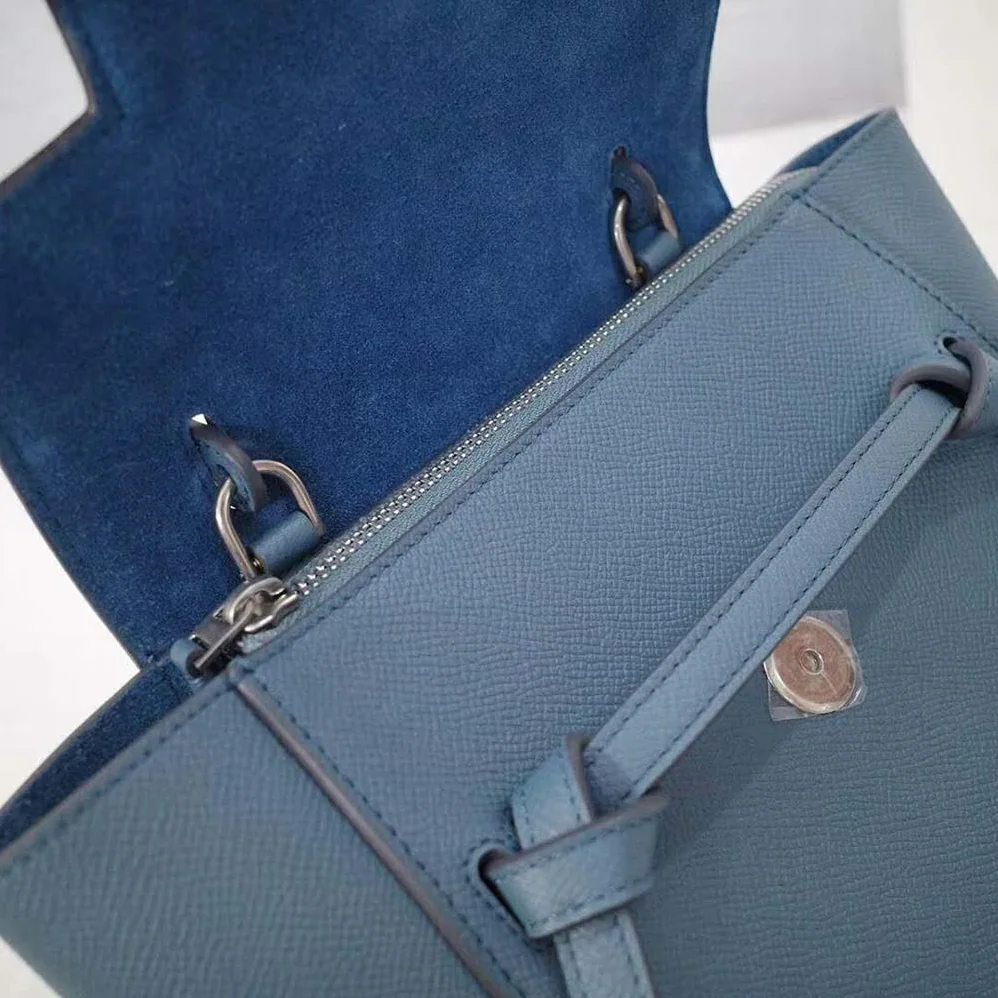 Celine Nano Belt Bag in Grained Calfskin Bag for Women in Navy Celine Nano Belt Bag in Grained Calfskin Bag for Women in Navy