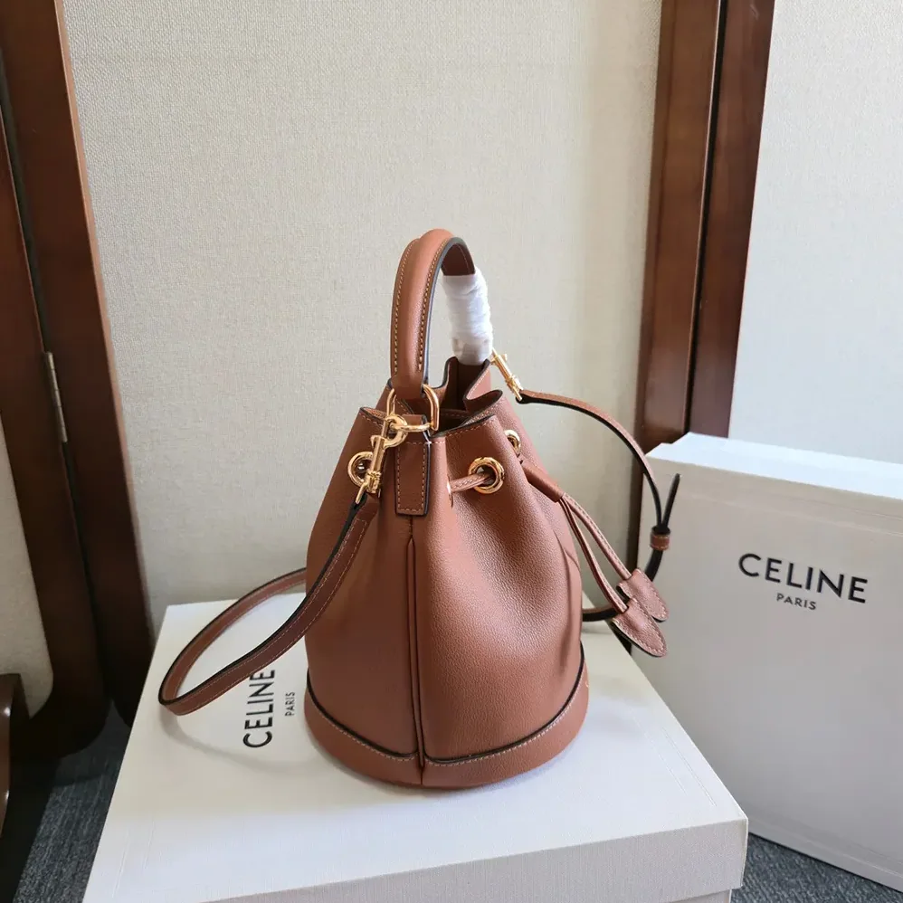 Celine Teen Clara Bag in Supple Grained Calfskin for Women