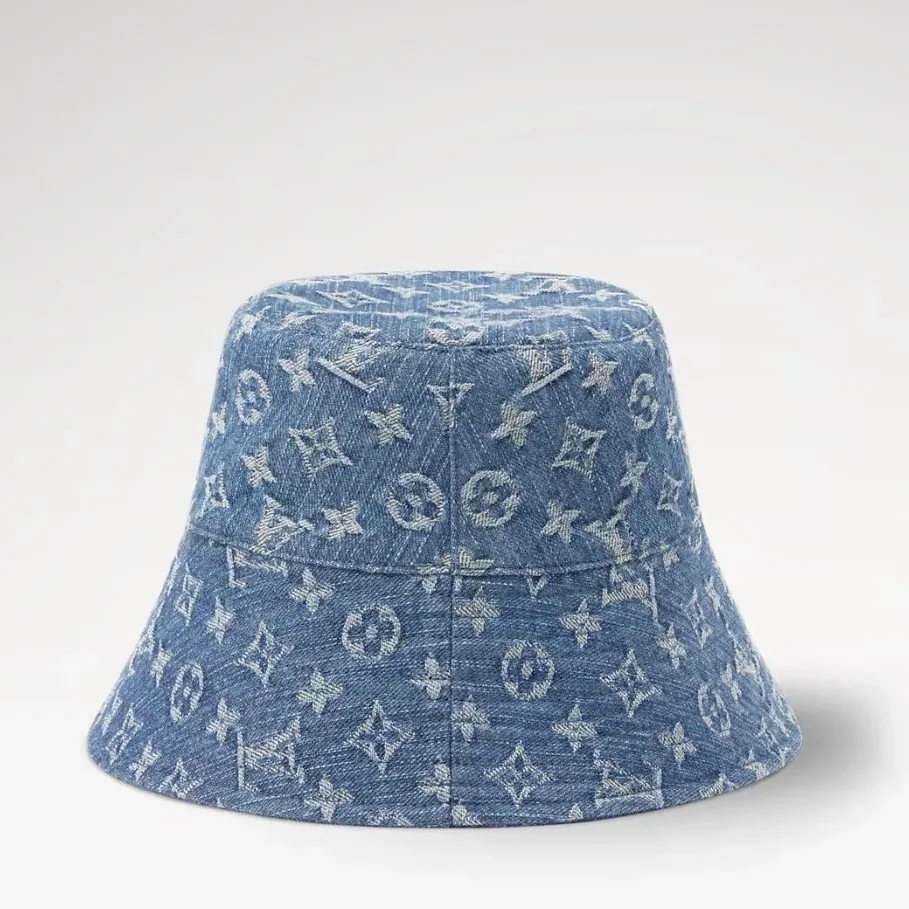 Louis Vuitton Bucket Hat Blue Denim