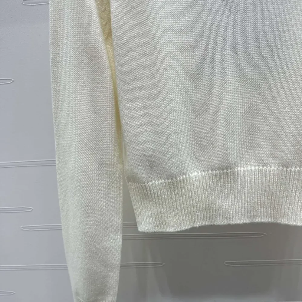 Dior DiorAlps Sweater White Wool and Cashmere Knit for Women