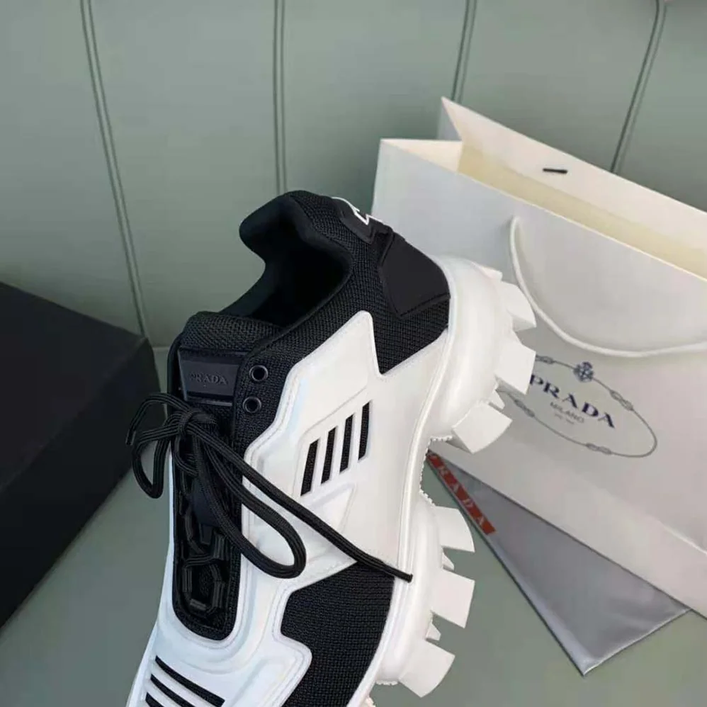 Prada Cloudbust Thunder Sneakers for Women in Black