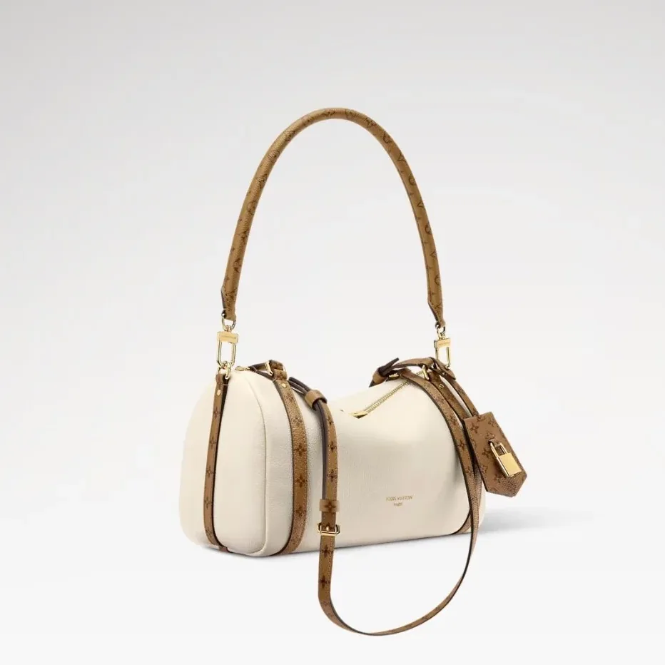 Louis Vuitton Express PM Shoulder Bag in Vanille Gold Hardware