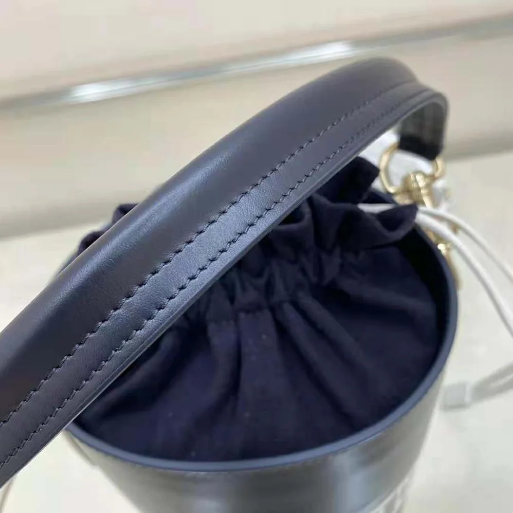Dior Small Dior Vibe Bucket Bag Blue Smooth Calfskin for Women Dior Small Dior Vibe Bucket Bag Blue Smooth Calfskin for Women