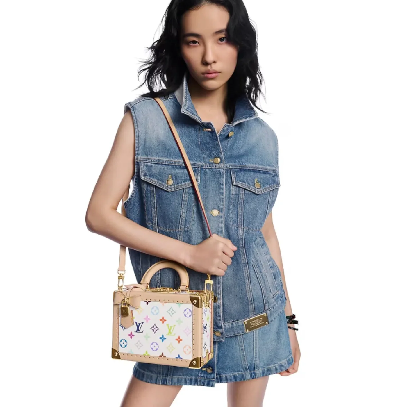 Louis Vuitton LV x TM Petite Valise Multicolored Bag / Louis Vuitton LV x TM Petite Valise Multicolored Bag /