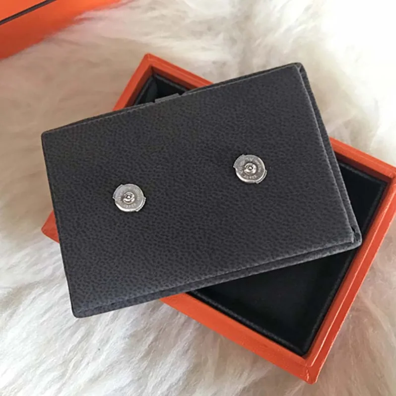 Hermes Chaine D'Ancre Earrings Very Small Model Jewelry Silver for Women