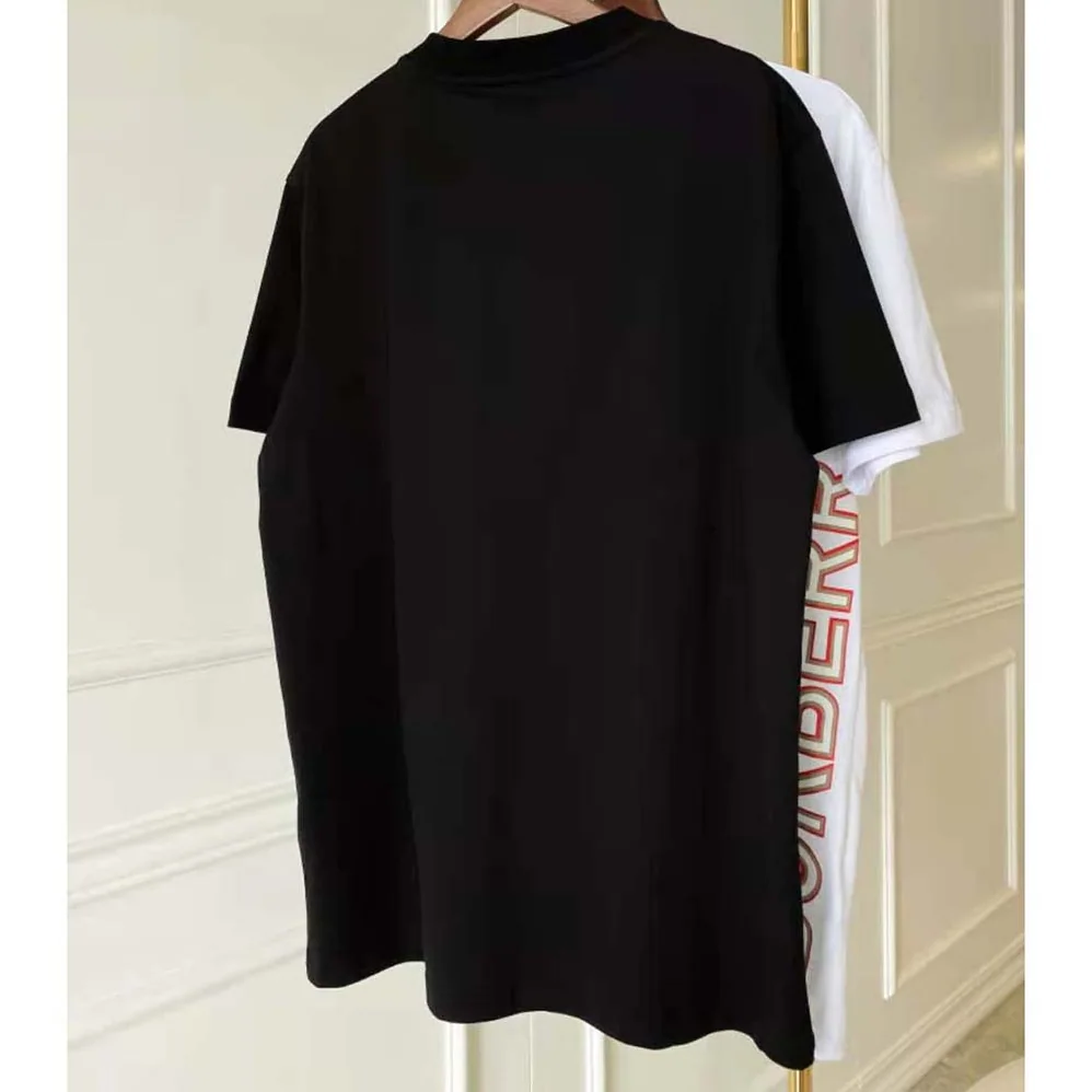 Burberry Logo Print Cotton Oversized T for Men in shirt