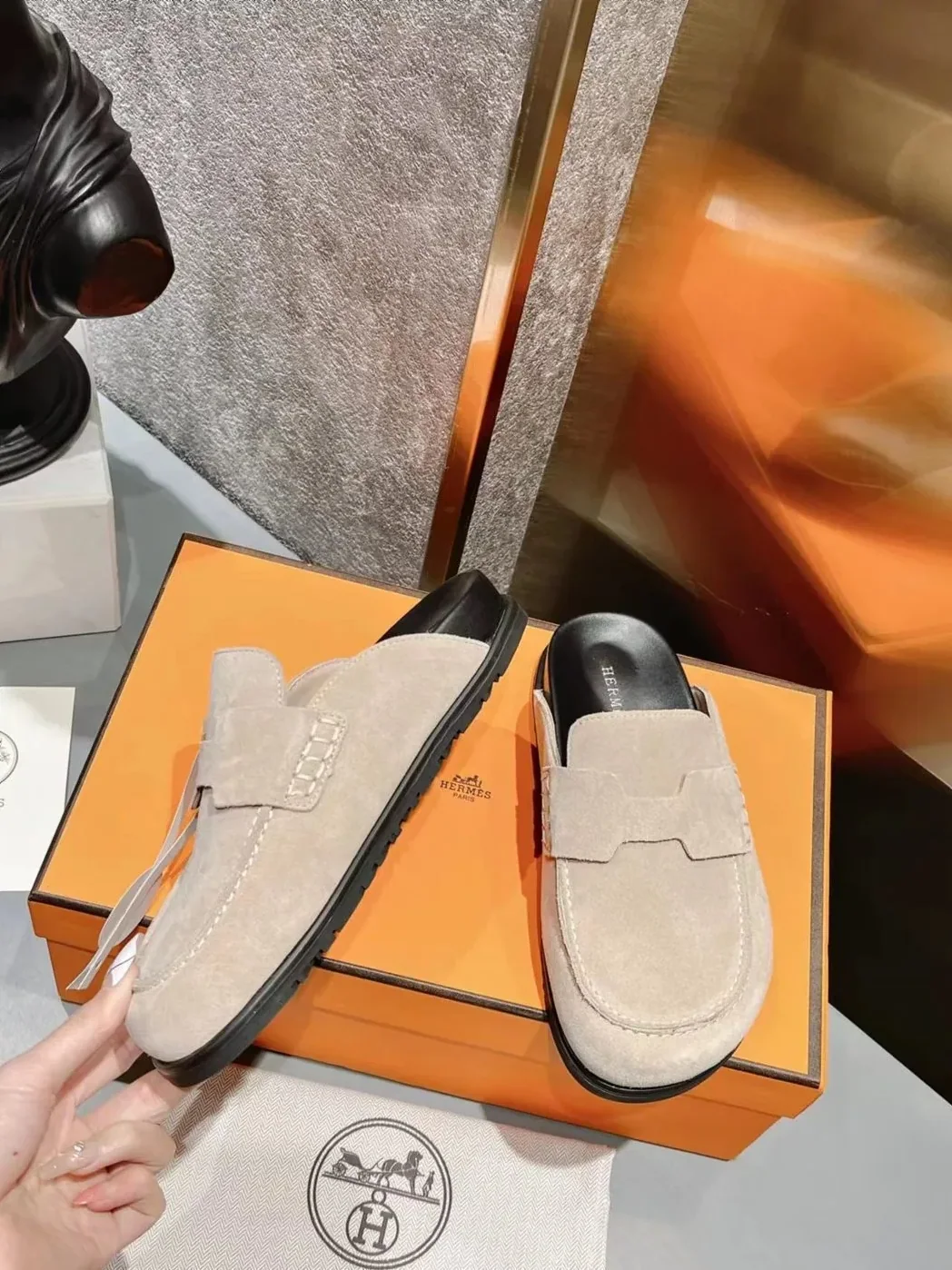 Hermes Go Mule Beige Hermes Go Mule Beige