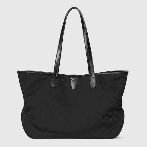 Gucci Jackie Medium Tote Bag in Black Silver Hardware Gucci Jackie Medium Tote Bag in Black Silver Hardware