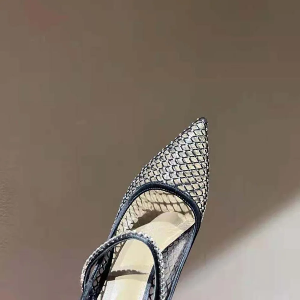 Miu Miu Vinyl and Mesh Pumps 105 mm mm Heel Height for Women in Black Miu Miu Vinyl and Mesh Pumps 105 mm mm Heel Height for Women in Black
