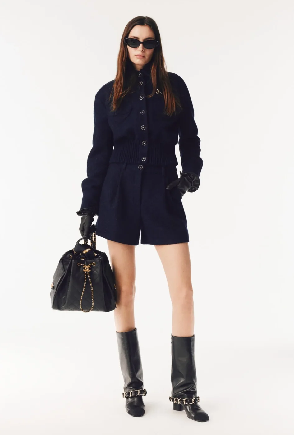 Chanel High Boots Black -
