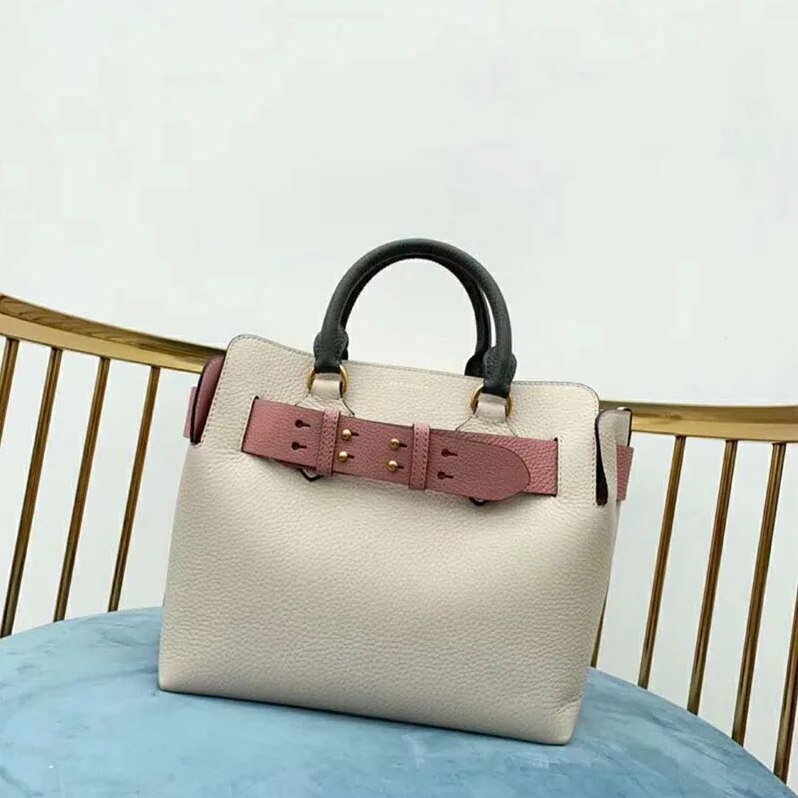 Burberry The Small Tri-Tone Leather Belt Bag for Women in Pink Burberry The Small Tri-Tone Leather Belt Bag for Women in Pink