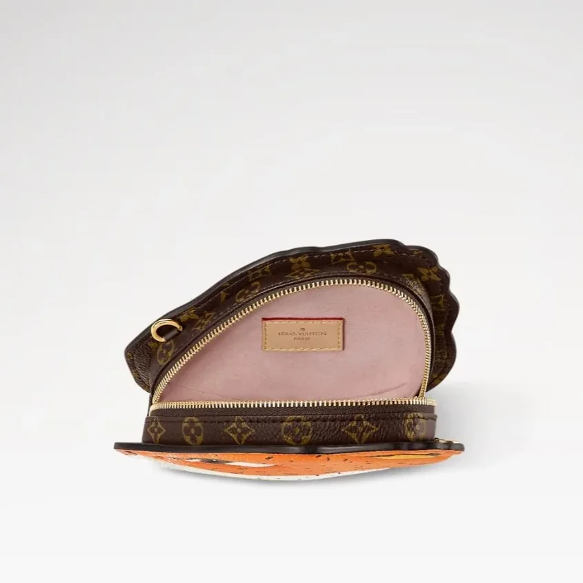 Louis Vuitton Wallet On Chain Leopard Orange / Louis Vuitton Wallet On Chain Leopard Orange /