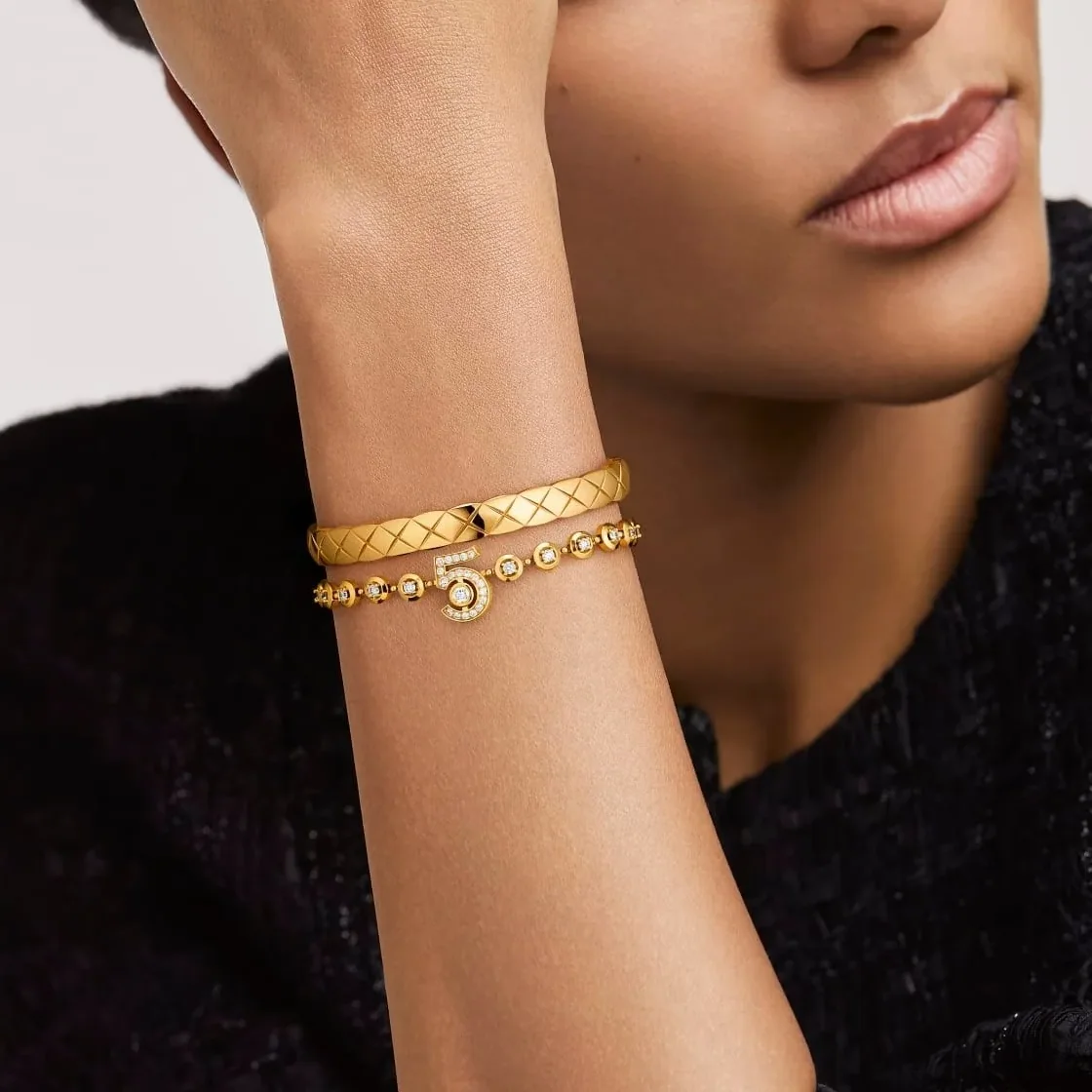 Chanel Eternal N°5 Bracelet Gold Hardware