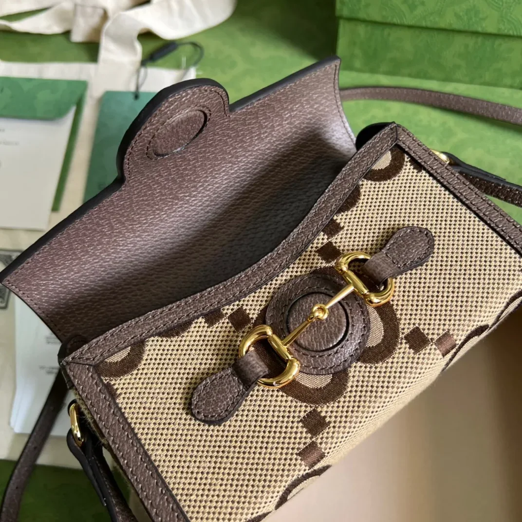 Gucci Horsebit 1955 Mini Bag Brown Gucci Horsebit 1955 Mini Bag Brown